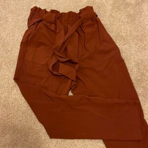 Grace Karan trousers- rust color